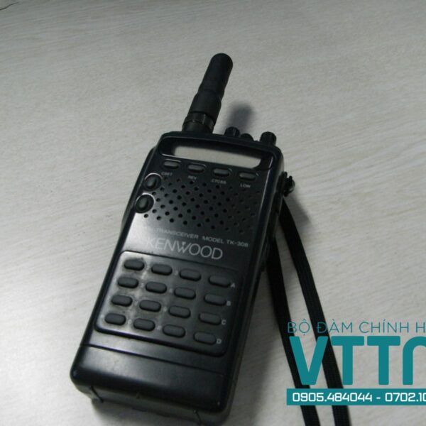 Bộ đàm Kenwood TK-308 U1 UHF cầm tay, bền bỉ, giá tốt nhất